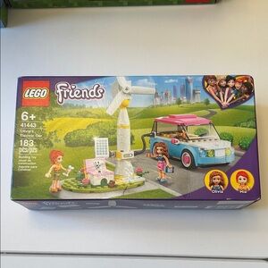 NEW NWT LEGO Friends 41443 Olivia’s Electric Car Building Set